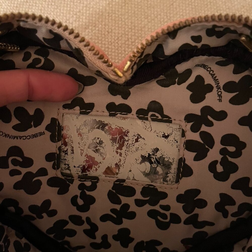 Rebecca Minkoff Pink Quilted Heart Crossbody Bag - Picture 9 of 9
